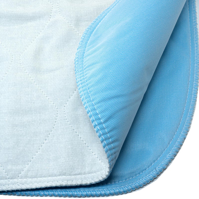 AMU Solutions Blue Big Size Washable Bed Pad / XXL Incontinence Underpad - 36 X 72 - Jumbo Mattress Protector - Image 1